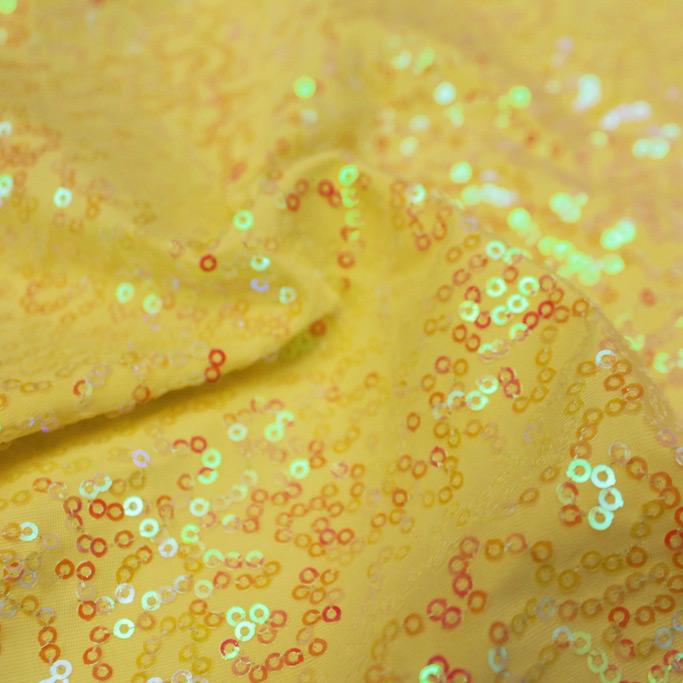 Zsa Zsa Pearl Polyester Spandex Sequin Fabric - Pearlescent Embroidered Sequin, 50" Width (1 Yard)