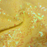 Zsa Zsa Pearl Polyester Spandex Sequin Fabric - Pearlescent Embroidered, 50" Width, 2-Way Stretch (1 Yard)