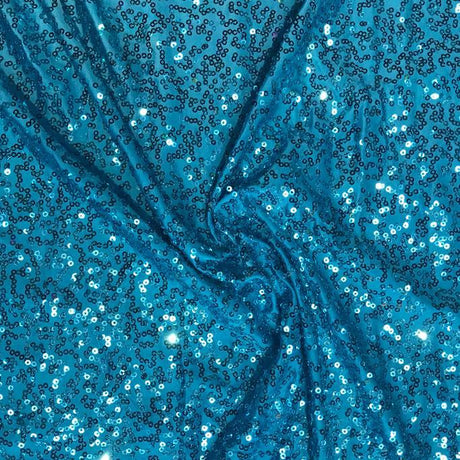 Zsa Zsa Polyester Spandex Sequin Fabric - Embroidered Sequins, 50" Width, 2-Way Stretch (1 Yard)