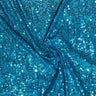 Zsa Zsa Polyester Spandex Sequin Fabric - Embroidered Sequins, 50" Width, 2-Way Stretch (1 Yard)