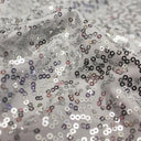 Zsa Zsa Polyester Spandex Sequin Fabric - Embroidered Sequins, 50" Width, 304 GSM (1 Yard)