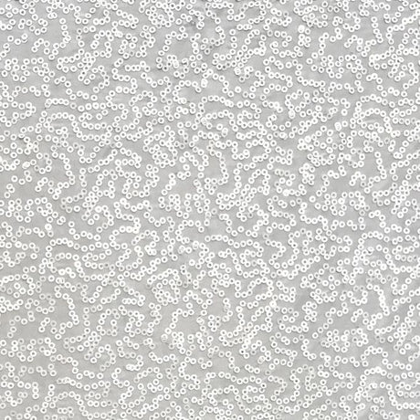 Zsa Zsa Polyester Spandex Sequin Fabric - Embroidered Sequins, 50" Width, 2-Way Stretch (1 Yard)