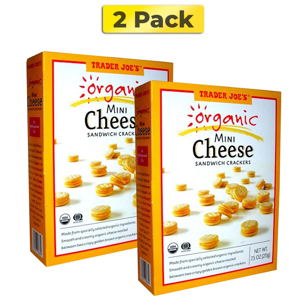 Trader Joe's Organic Mini Cheese Sandwich Crackers