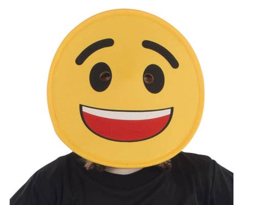 Smiling Face Emoji Mask