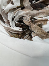 Printed Polyester Lightweight Brown Beige Abstract
