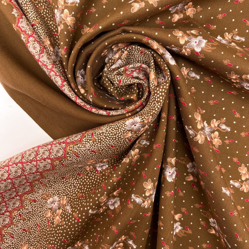 Acrylic Twill Floral Multicolour