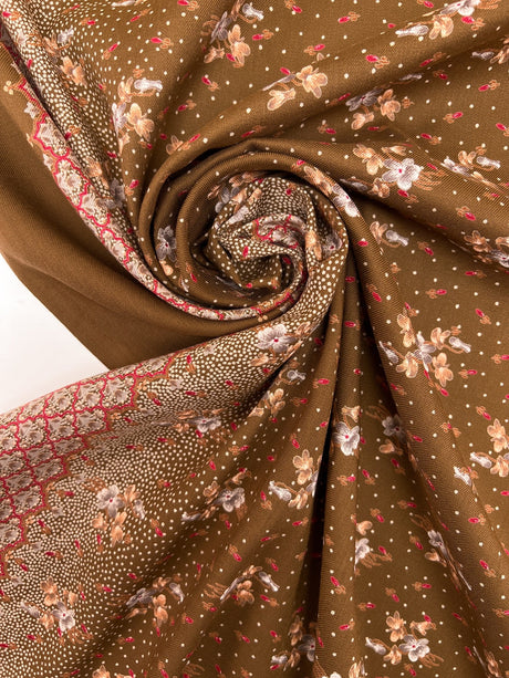 Acrylic Twill Floral Multicolour