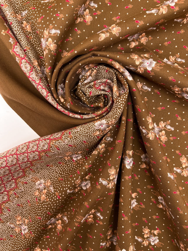 Acrylic Twill Floral Multicolour