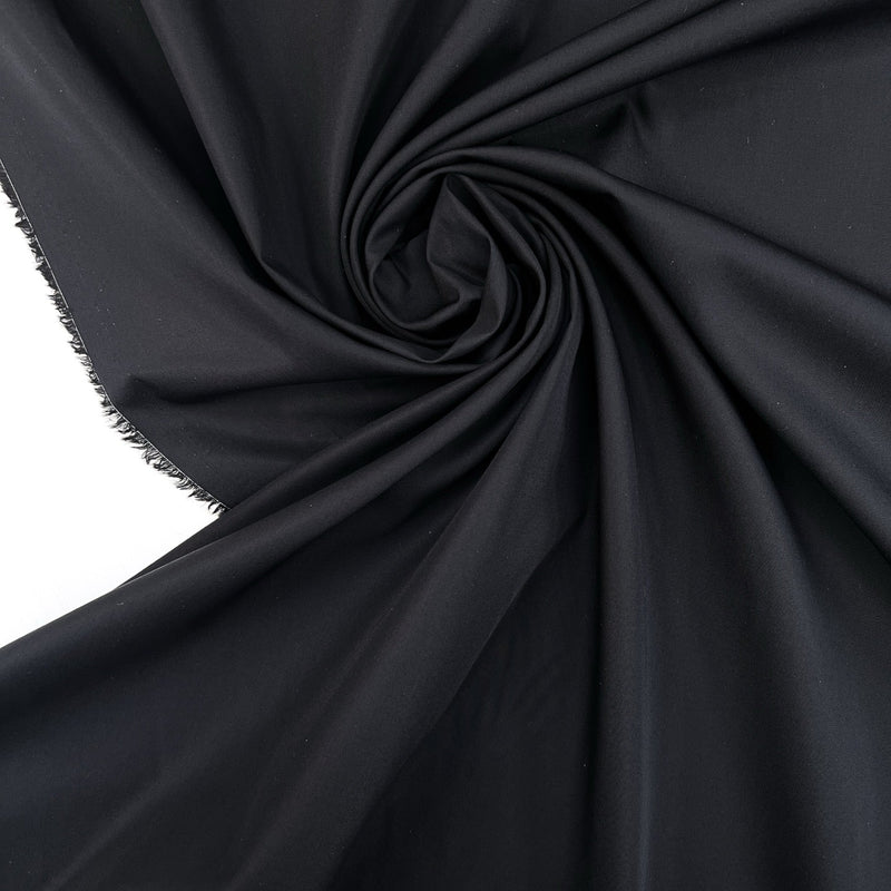 Black Cotton Shirt Fabric
