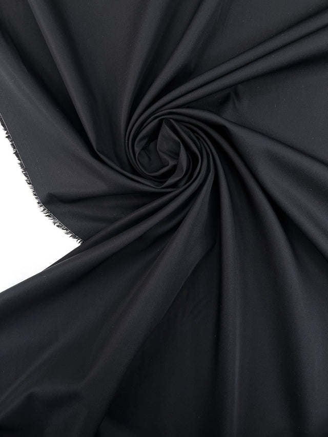 Black Cotton Shirt Fabric