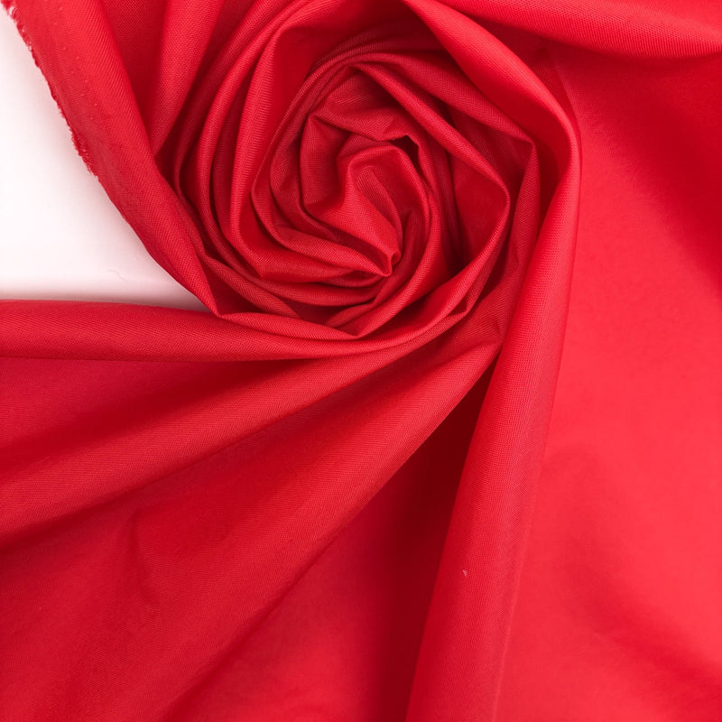 Red Polyamide Woven Fabric