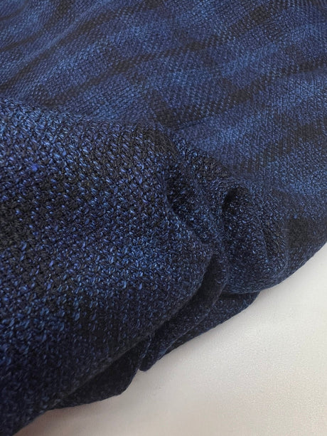 Acrylic Polyamide Checked Tweed