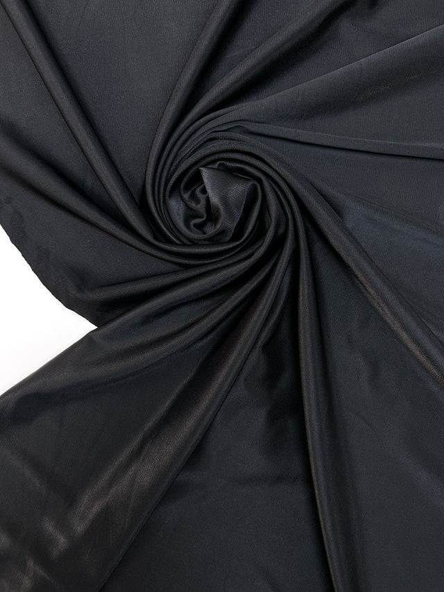 Black Viscose Knitted Fabric