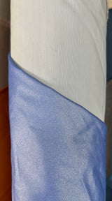 Wool Laminated Coated Fabric Beige Blue Orange