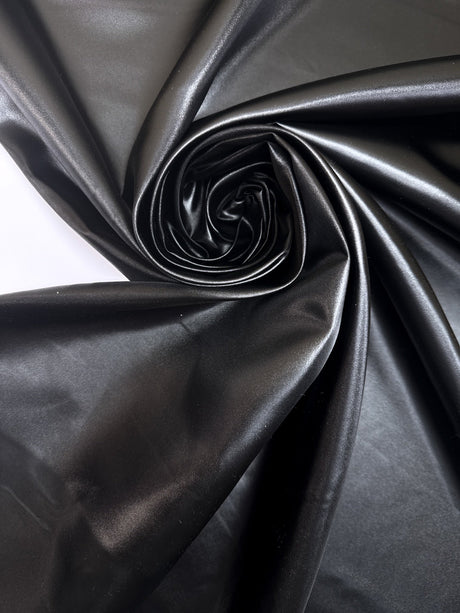 Polyamide Sateen Black