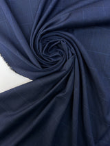 Polyamide Blend Striped Checked Fabric