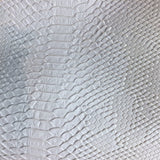 Viper Sopythana Faux Snake Skin Vinyl Fabric - Faux Snake Skin Vinyl Fabric, 52/54" Width, 1.0 MM Thickness, 100% Polyester, +100,000 Double Rubs (1 Yard)