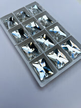 Italian Shades White Crystal Sewing Notions