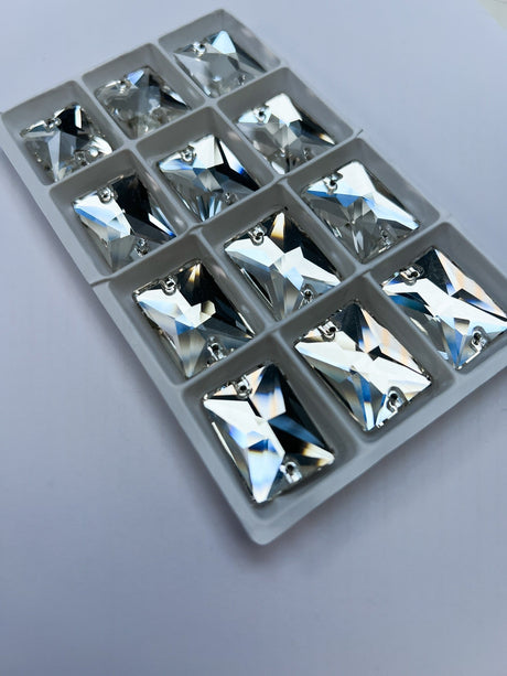 Italian Shades White Crystal Sewing Notions