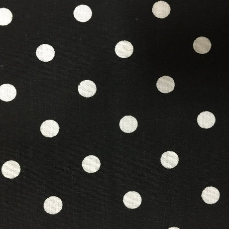 Small Polka Dot Print Poly Cotton Fabric - Poly Cotton Fabric, Small Polka Dot Print, 59" Width (1 Yard)