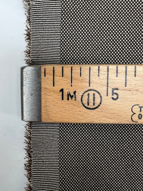 Italian Gray-Brown Stretch Polyester Fabric