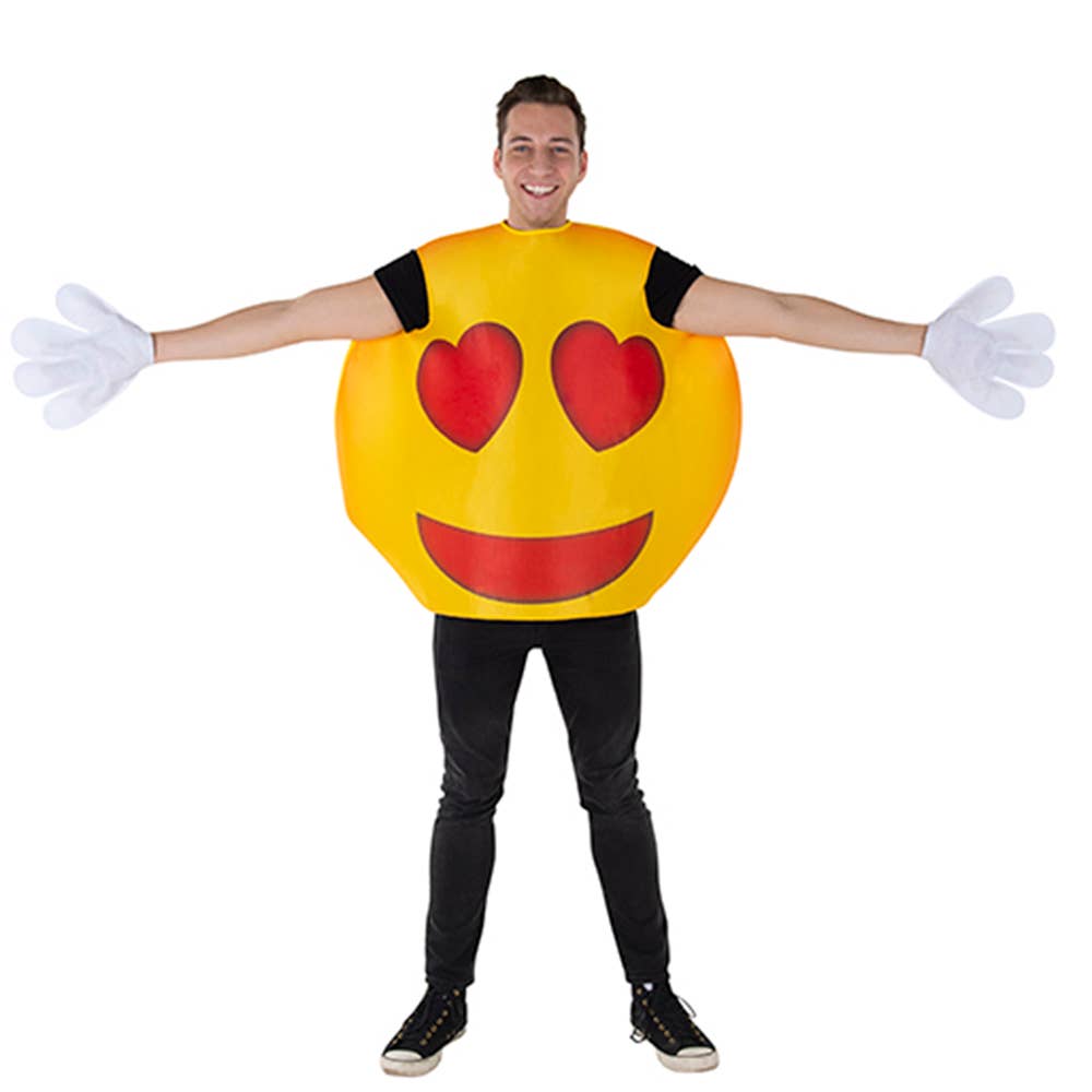 Hearts Smiley Emoji Costume