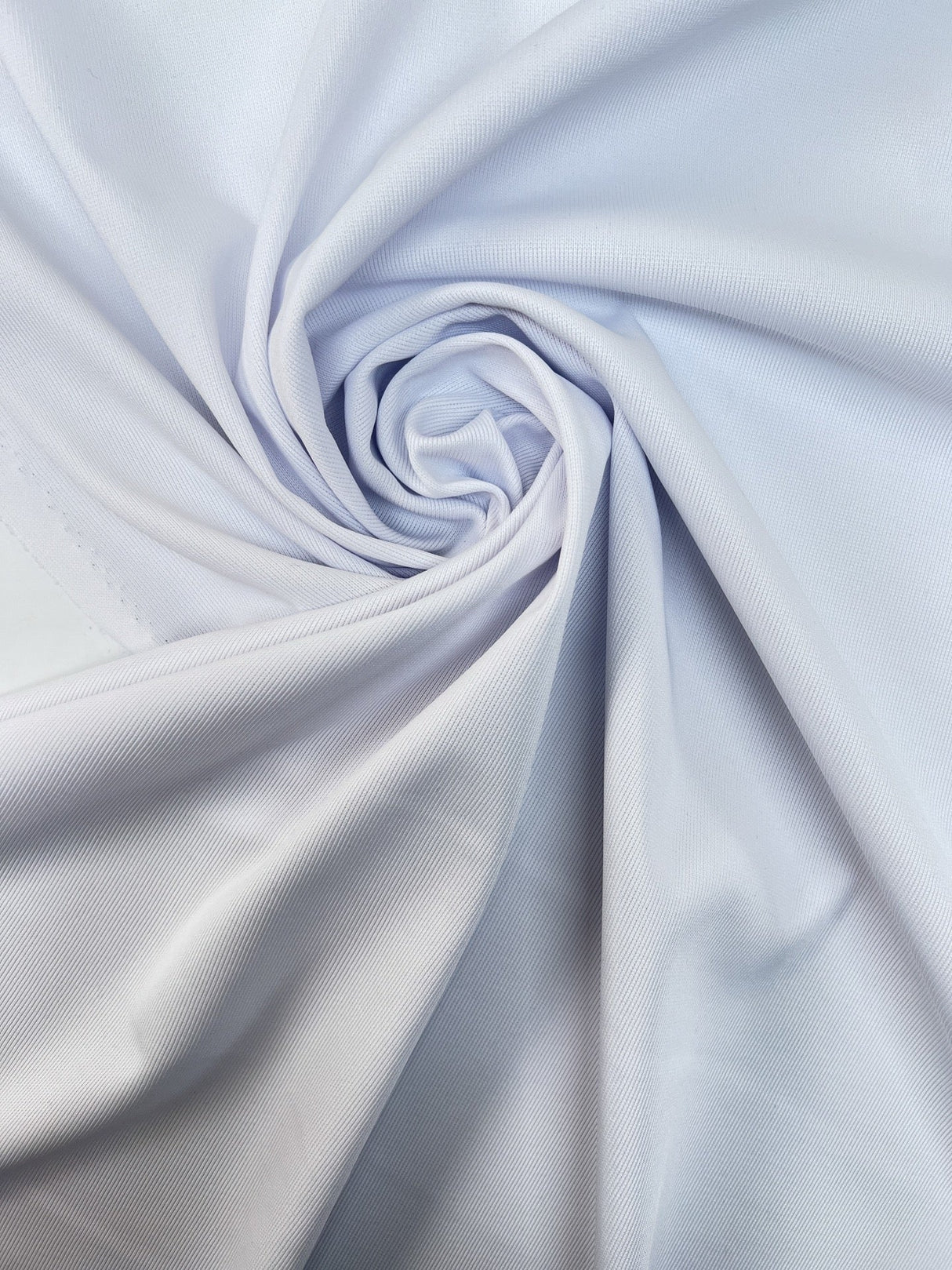 Polyamide Elastane Rib Knit White Blue
