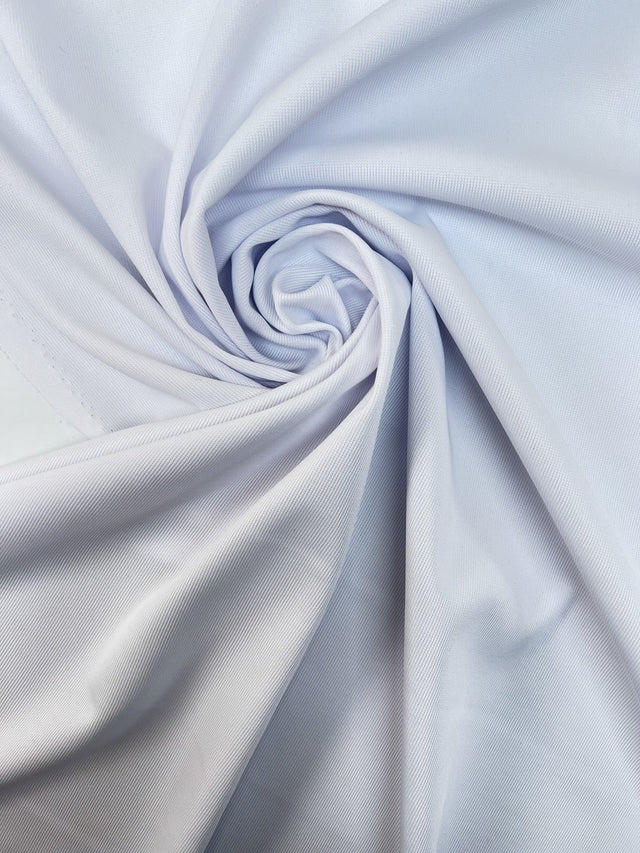 Polyamide Elastane Rib Knit White Blue