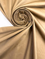 Cotton Viscose Fabric Brown Beige Stretch