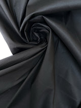 Viscose Elastane Plain Weave Black Suiting