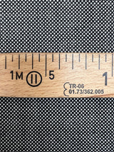 Wool Blend Tweed Black Gray