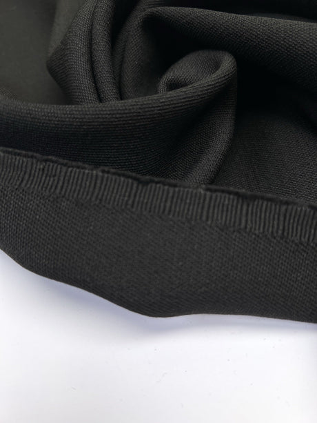 Wool Polyamide Woven Black
