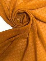 Polyester Chiffon Geometric Brown-Orange