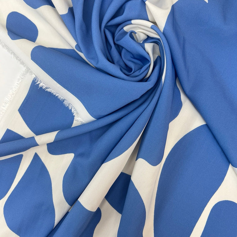 Printed Polyester Elastane Twill