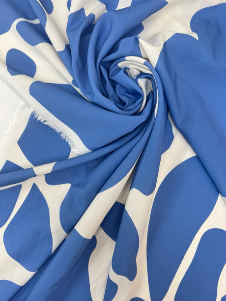 Printed Polyester Elastane Twill