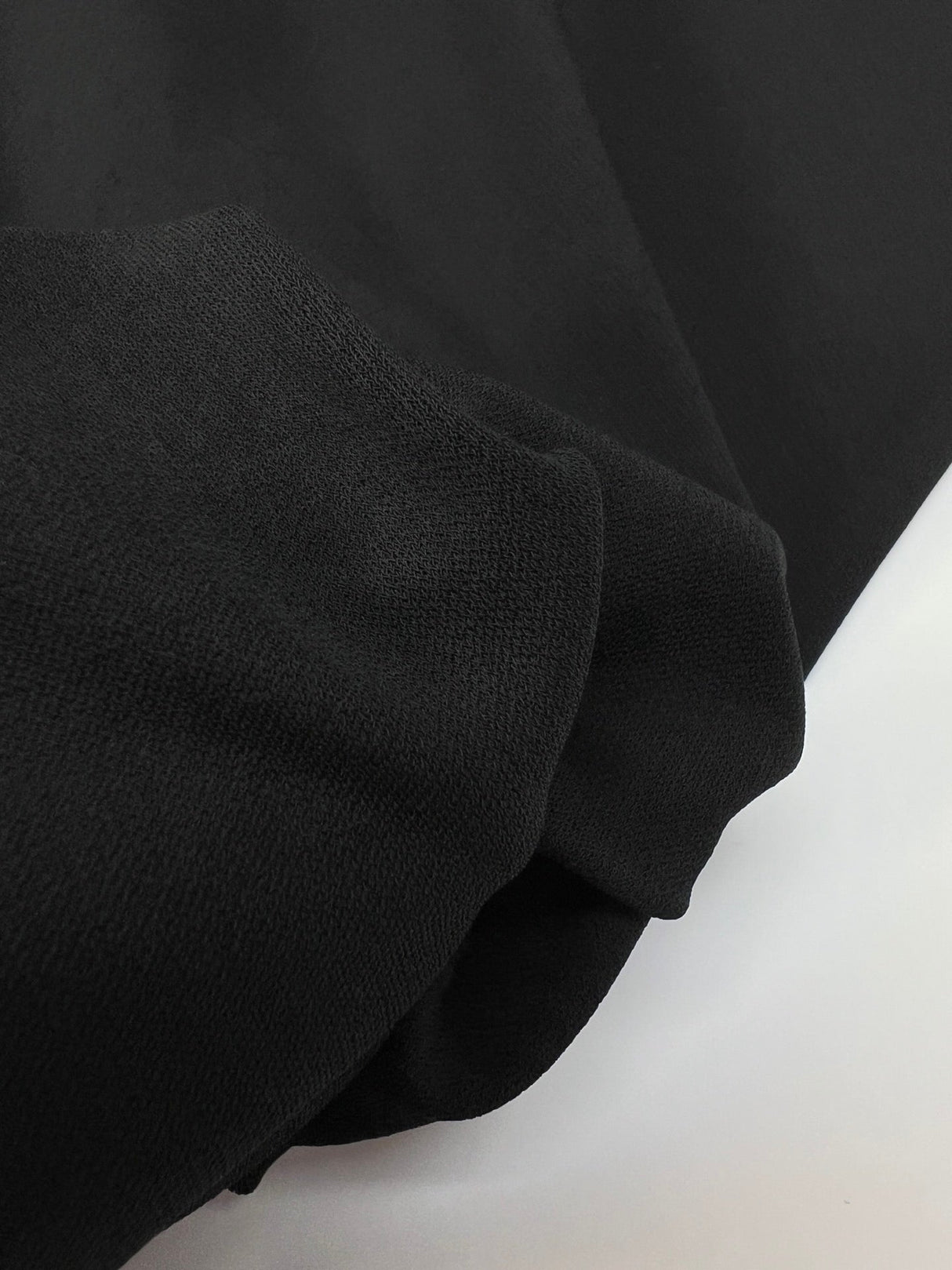 Viscose Knit Fabric Black Stretch