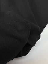 Viscose Knit Fabric Black Stretch