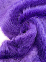 Acrylic Faux Fur Fabric Purple