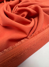 Orange Polyester Crepe