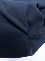 Blue Wool Elastane Gabardine