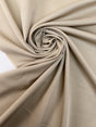 Wool Jacquard Fabric Beige Striped