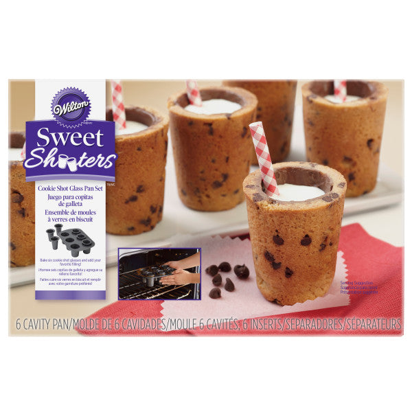 Wilton Cookie Shot Glass, 6-Cavity Baking Pan