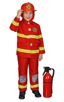Red Fire Fighter Costume Set