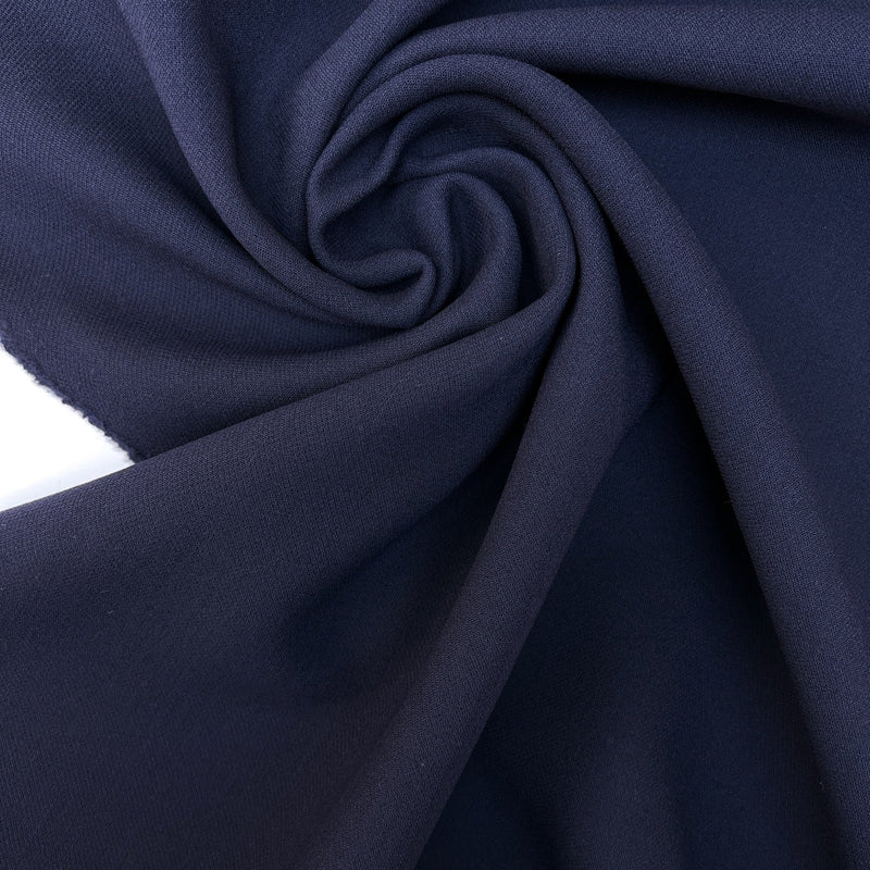 Wool Polyamid Double Weave Blue-Purple Stretch Fabric