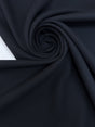 Cotton Viscose Polyamid Crepe Blue