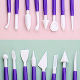 8-Piece Fondant Cake Decorating Modeling Tool Set