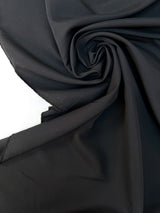 Black Polyester Satin Fabric