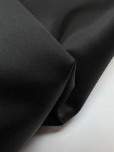 Black Water-Repellent Polyester Fabric