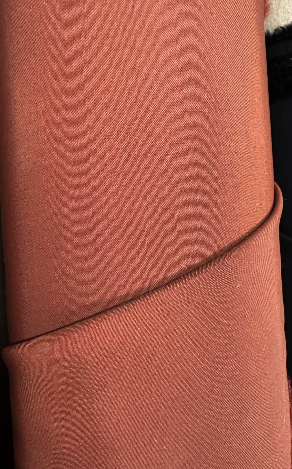 Wool Blend Woven Red Brown Black