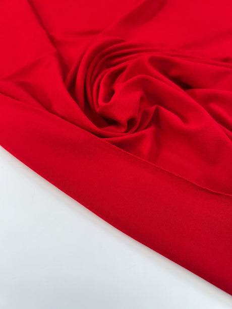 Red Cotton Knitted Fabric